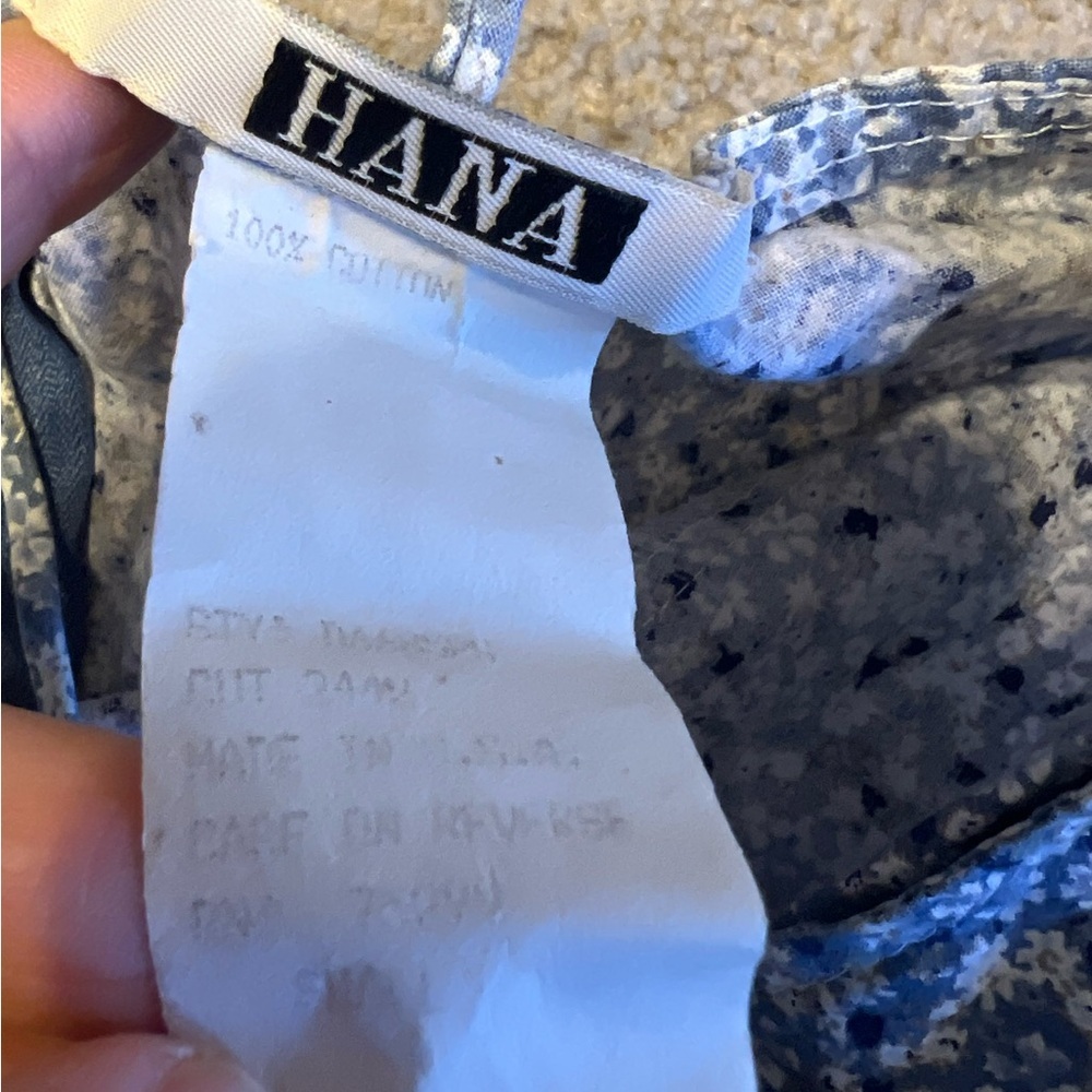 Hana Blue and White Floral Mini Dress - Picture 3 of 4